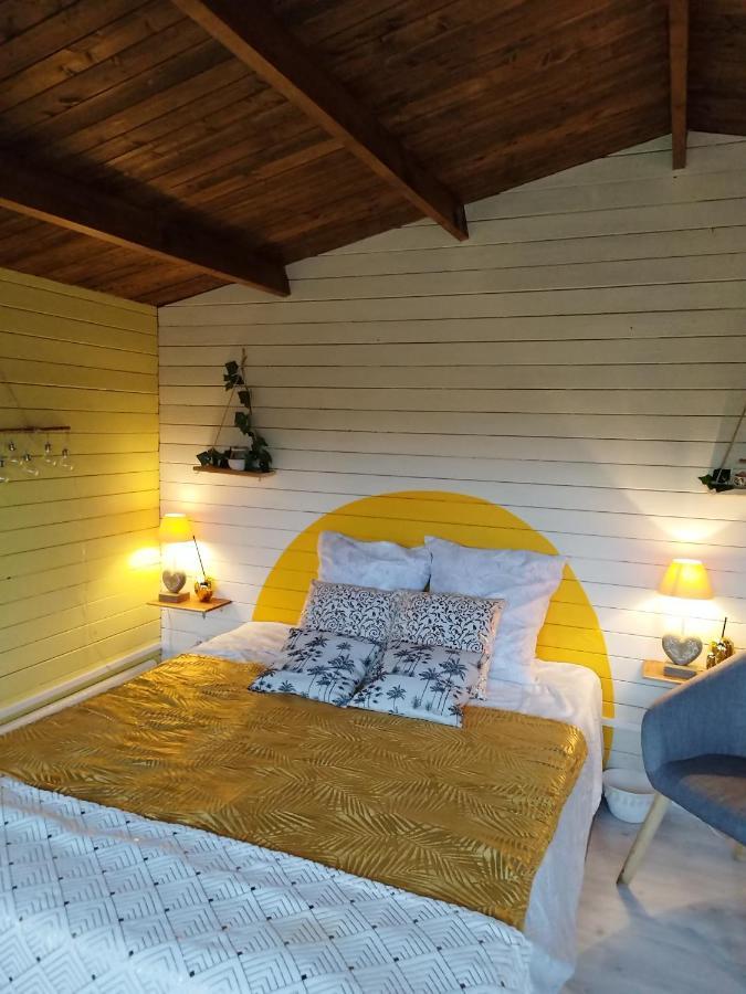 Piscine Jacuzzi Balneo "La Palmeraie Oasis" Ferolles Exterior foto